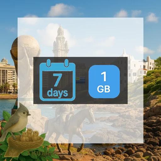 Uruguay - 1 GB - 7 days
