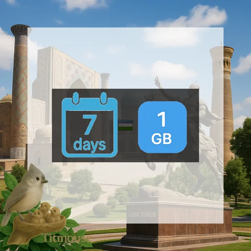 Uzbekistan - 1 GB - 7 days
