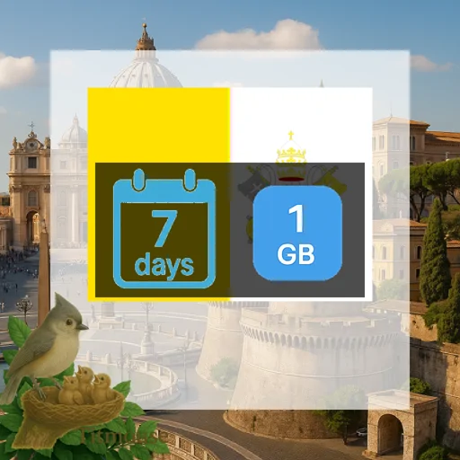 Vatican City - 1 GB - 7 Days