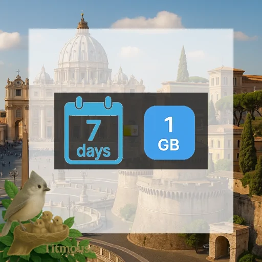 Vatican City - 1 GB - 7 days