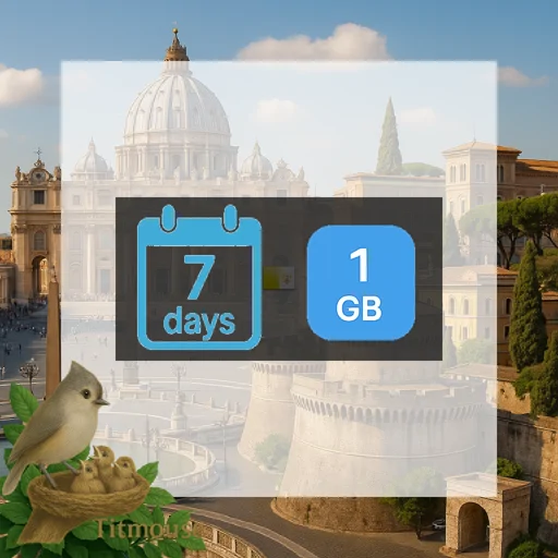 Vatican City - 1 GB - 7 days