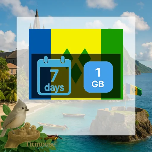 Saint Vincent and the Grenadines - 1 GB - 7 Days