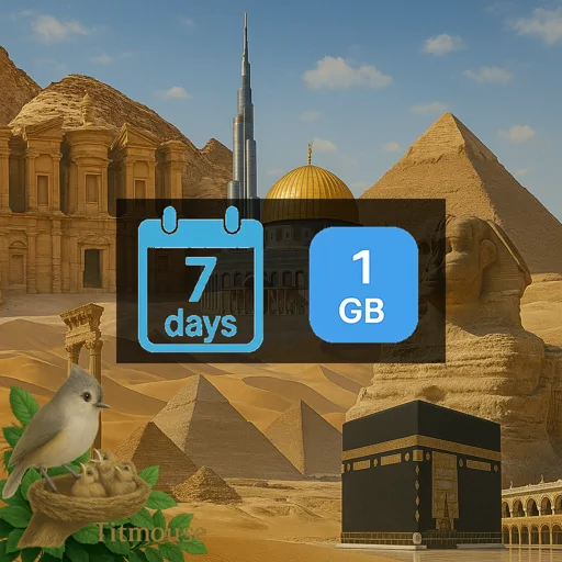 Middle East and North Africa - 1 GB - 7 Days