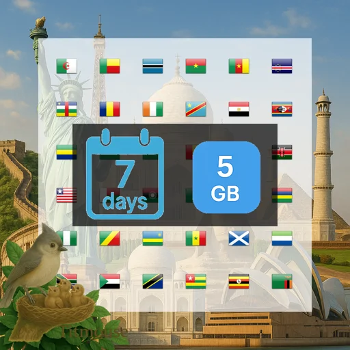 Africa - 5 GB - 7 days